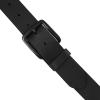 imageEddie Bauer Mens Casual Leather Belt with Metal BuckleMatte Leather  Black