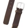 imageEddie Bauer Mens Casual Leather Belt with Metal BuckleOutdoor Comfort  Brown