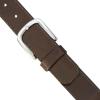 imageEddie Bauer Mens Casual Leather Belt with Metal BuckleOutdoor Comfort  Brown