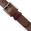 imageEddie Bauer Mens Casual Leather Belt with Metal BuckleReinforced Tab  Brown