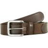 imageEddie Bauer Mens Casual Leather Belt with Metal BuckleRugged Leather  Tan
