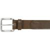 imageEddie Bauer Mens Casual Leather Belt with Metal BuckleRugged Leather  Tan