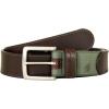 imageEddie Bauer Mens Casual Leather Belt with Metal BuckleRugged Leather Sasquatch  Brown