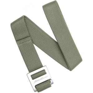 imageEddie Bauer Mens Backcountry BeltActive Stretch Webbing with Metal Glide BuckleOlive
