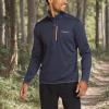 imageEddie Bauer Mens Activator Grid LongSleeve HalfZip FleeceStorm