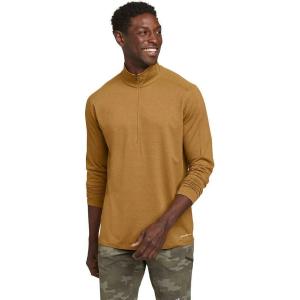 imageEddie Bauer Mens Mountain Trek LongSleeve HalfZip PulloverBronze