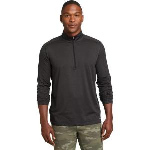 imageEddie Bauer Mens Mountain Trek LongSleeve HalfZip PulloverCharcoal Htr
