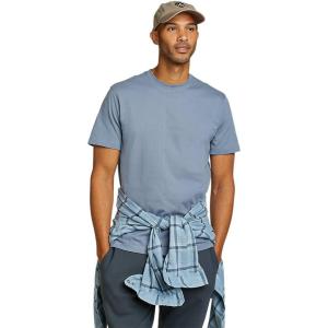 imageEddie Bauer Mens Legend Wash 100 Cotton ShortSleeve Classic TShirtBlue Haze