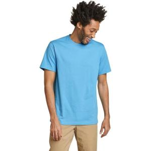 imageEddie Bauer Mens Legend Wash 100 Cotton ShortSleeve Classic TShirtMisty Blue