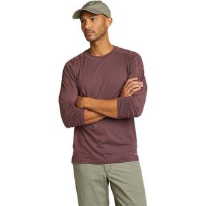 imageEddie Bauer Mens Mountain Trek LongSleeve TShirtDusty Violet