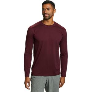 imageEddie Bauer Mens Regular Fit Mountain Trek LongSleeve TShirt Eggplant Small