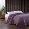 imageEddie Bauer  Twin Blanket Soft ampamp Cozy Bedding Quilted Home Decor Classic Solid Grey TwinSolid Waffle Purple