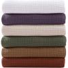 imageEddie Bauer  Twin Blanket Soft ampamp Cozy Bedding Quilted Home Decor Classic Solid Grey TwinSolid Waffle White