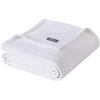 imageEddie Bauer  Twin Blanket Soft ampamp Cozy Bedding Quilted Home Decor Classic Solid Grey TwinSolid Waffle White
