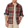 imageEddie Bauer Mens Regular Fit ButtonDownShirts Burgundy Large