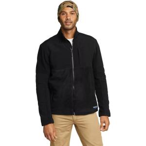 imageEddie Bauer Mens Cascadia LongSleeve FullZip FleeceBlack