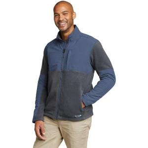 imageEddie Bauer Mens Cascadia LongSleeve FullZip FleeceStorm