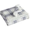 imageEddie Bauer  Blanket Super Soft Reversible Sherpa ampamp Brushed Fleece Bedding Throw Blankets for Couch Ideal for Lounging Edgewood Plaid GreyEdgewood Plaid Grey
