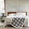 imageEddie Bauer  Blanket Super Soft Reversible Sherpa ampamp Brushed Fleece Bedding Throw Blankets for Couch Ideal for Lounging Edgewood Plaid GreyEdgewood Plaid Grey