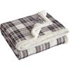 imageEddie Bauer  Blanket Super Soft Reversible Sherpa ampamp Brushed Fleece Bedding Throw Blankets for Couch Ideal for Lounging Edgewood Plaid GreyEdgewood Khaki