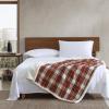 imageEddie Bauer  Blanket Super Soft Reversible Sherpa ampamp Brushed Fleece Bedding Throw Blankets for Couch Ideal for Lounging Edgewood Plaid GreyEdgewood Red