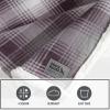 imageEddie Bauer  Throw Blanket Brushed Fleece Bedding with Sherpa Reverse Soft ampamp Cozy Home Decor for Bed or Couch Fair Isle Dark Steel 50quot x 70quotNordic Plaid Purple