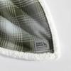 imageEddie Bauer  Throw Blanket Brushed Fleece Bedding with Sherpa Reverse Soft ampamp Cozy Home Decor for Bed or Couch Fair Isle Dark Steel 50quot x 70quotNordic Plaid Green