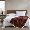 imageEddie Bauer  Throw Blanket Brushed Fleece Bedding with Sherpa Reverse Soft ampamp Cozy Home Decor for Bed or Couch Fair Isle Dark Steel 50quot x 70quotNordic Raisin