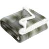 imageEddie Bauer  Throw Blanket Brushed Fleece Bedding with Sherpa Reverse Soft ampamp Cozy Home Decor for Bed or Couch Fair Isle Dark Steel 50quot x 70quotNordic Plaid Green
