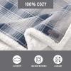 imageEddie Bauer  Throw Blanket Brushed Fleece Bedding with Sherpa Reverse Soft ampamp Cozy Home Decor for Bed or Couch Fair Isle Dark Steel 50quot x 70quotNordic Midnight