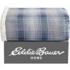 imageEddie Bauer  Throw Blanket Brushed Fleece Bedding with Sherpa Reverse Soft ampamp Cozy Home Decor for Bed or Couch Fair Isle Dark Steel 50quot x 70quotNordic Midnight