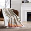 imageEddie Bauer  Throw Blanket Brushed Fleece Bedding with Sherpa Reverse Soft ampamp Cozy Home Decor for Bed or Couch Fair Isle Dark Steel 50quot x 70quotFair Isle Khaki