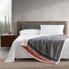 imageEddie Bauer  Throw Blanket Brushed Fleece Bedding with Sherpa Reverse Soft ampamp Cozy Home Decor for Bed or Couch Fair Isle Dark Steel 50quot x 70quotFair Isle Dark Steel