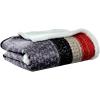 imageEddie Bauer  Throw Blanket Brushed Fleece Bedding with Sherpa Reverse Soft ampamp Cozy Home Decor for Bed or Couch Fair Isle Dark Steel 50quot x 70quotFair Isle Dark Steel