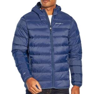 imageEddie Bauer Mens CirrusLite Hooded Down JacketDress Blues