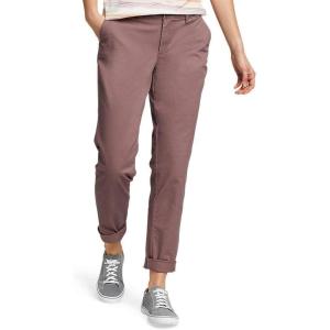 imageEddie Bauer Womens Stretch Legend Wash Pants  BoyfriendMulberry Purple