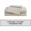 imageEddie Bauer  Queen Sheet Set Washed Percale Bedding Set with Deep Pockets Super Soft 100 Luxury Cotton with Smooth Percale Weave Percale Purple QueenPercale Light Grey