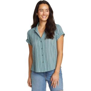 imageEddie Bauer Womens Wt Ss Packable Camp ShirtDusty Loden