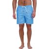 imageEddie Bauer Mens SPF 50 Volley Swim Trunk  Fun Designs Comfortable and Stylish 7quot InseamMisty Blue