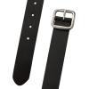 imageEddie Bauer Womens Casual Leather Belts with Durable Metal BuckleCenter Bar  Black