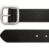 imageEddie Bauer Womens Casual Leather Belts with Durable Metal BuckleCenter Bar  Black