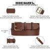 imageEddie Bauer Womens Casual Leather Belts with Durable Metal BuckleDouble Keeper  Tan