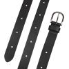 imageEddie Bauer Womens Casual Leather Belts with Durable Metal BuckleEndless Leather  Black