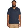 imageEddie Bauer Mens Mt Ss Resolution Pro Polo 20Medium Indigo