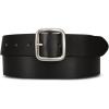 imageEddie Bauer Womens Casual Leather Belts with Durable Metal BuckleCenter Bar Black