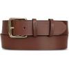 imageEddie Bauer Womens Casual Leather Belts with Durable Metal BuckleDouble Keeper Tan