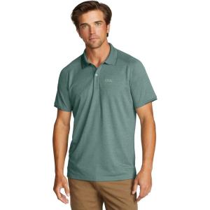imageEddie Bauer Mens Mr Ss Resolution Pro Polo 20Dusty Loden