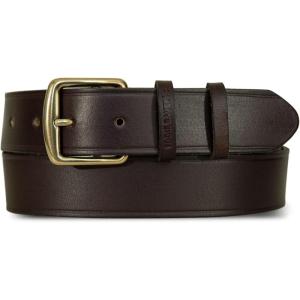 imageEddie Bauer Womens Casual Leather Belts with Durable Metal BuckleDouble Keeper  Brown