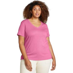 imageEddie Bauer Womens Ww Ss Fav VNK TeeBright Fuchsia