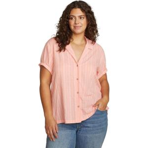 imageEddie Bauer Womens Ww Ss Packable Camp ShirtGrapefruit